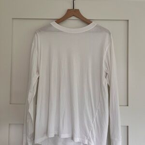 Lululemon White Long Sleeve Shirt